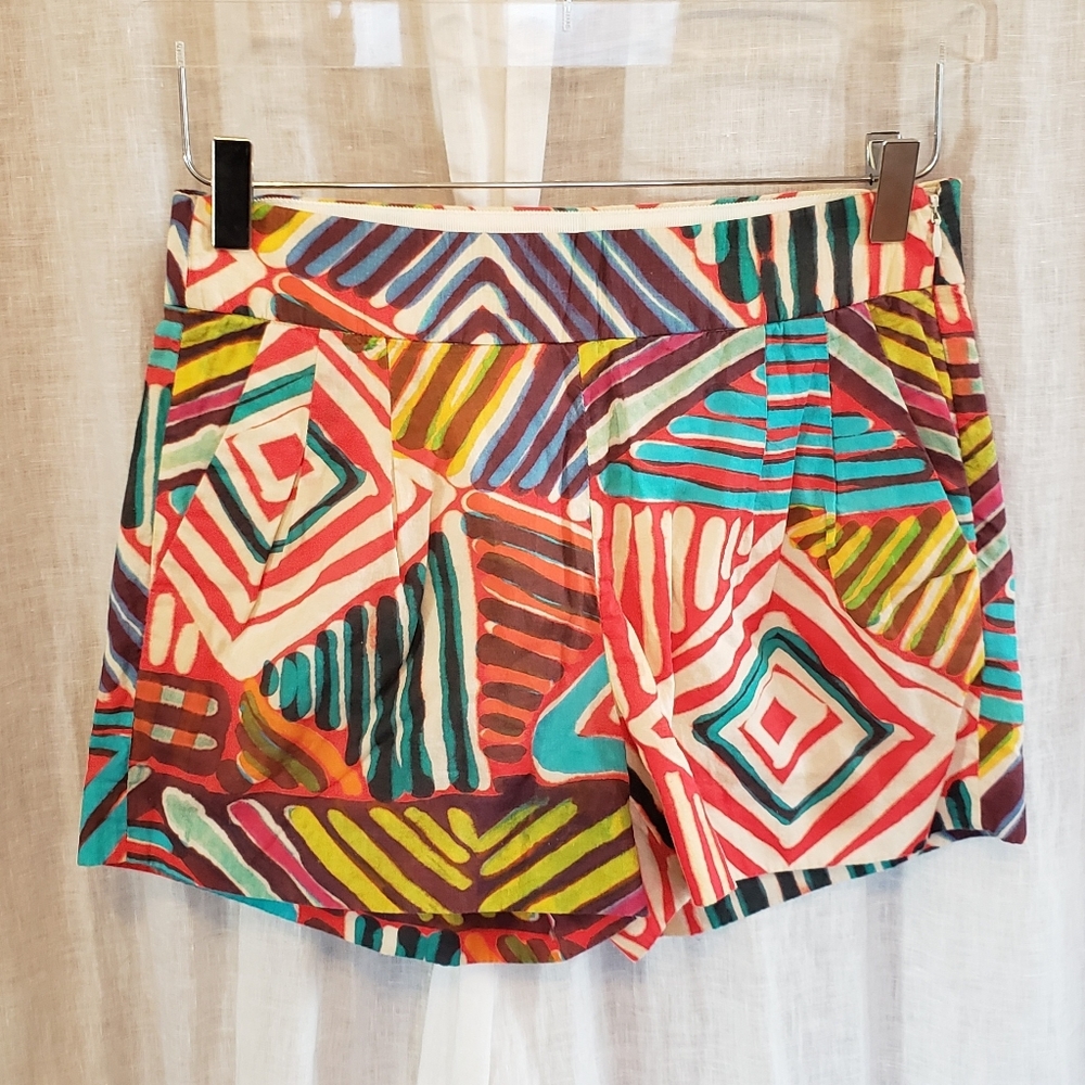 JCrew brush stroke shorts